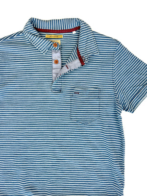 South Seas Indigo Striped Polo 5480