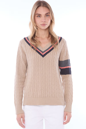 Ines V Neck Sweater 605