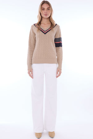 Ines V Neck Sweater 605