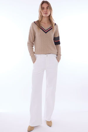 Ines V Neck Sweater 605
