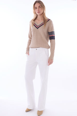 Ines V Neck Sweater 605
