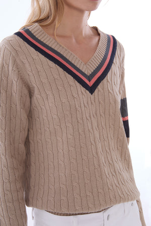 Ines V Neck Sweater 605
