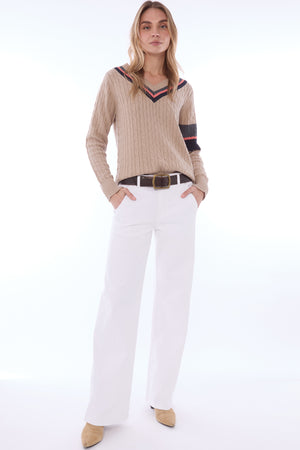 Ines V Neck Sweater 605