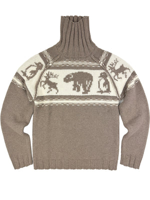 Ice Age 3GG Wool Cashmere Fair Isle 6289