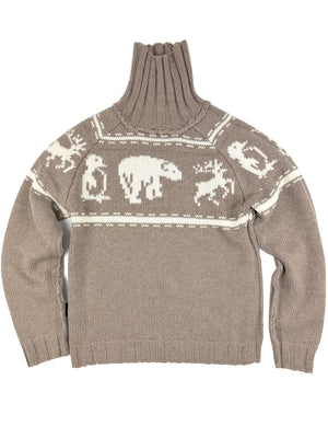 Ice Age 3GG Wool Cashmere Fair Isle 6289