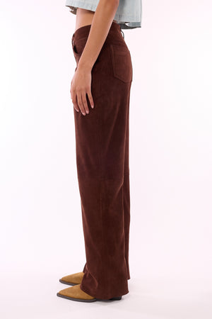 Diana Low Rise Suede Pant 118