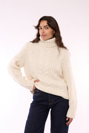 Diana Baby Alpaca Turtleneck - 606