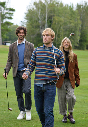 Alasdair Wool Silk Blend Crew 6286