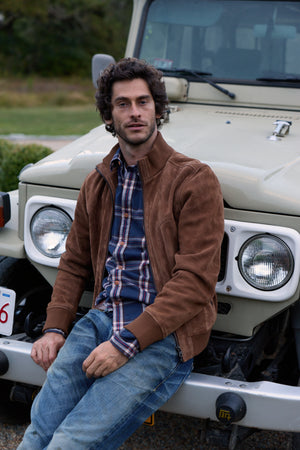 Brando Suede Bomber Jacket 4280