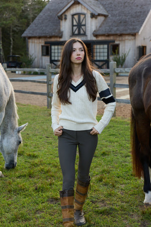 Ines V Neck Sweater 605