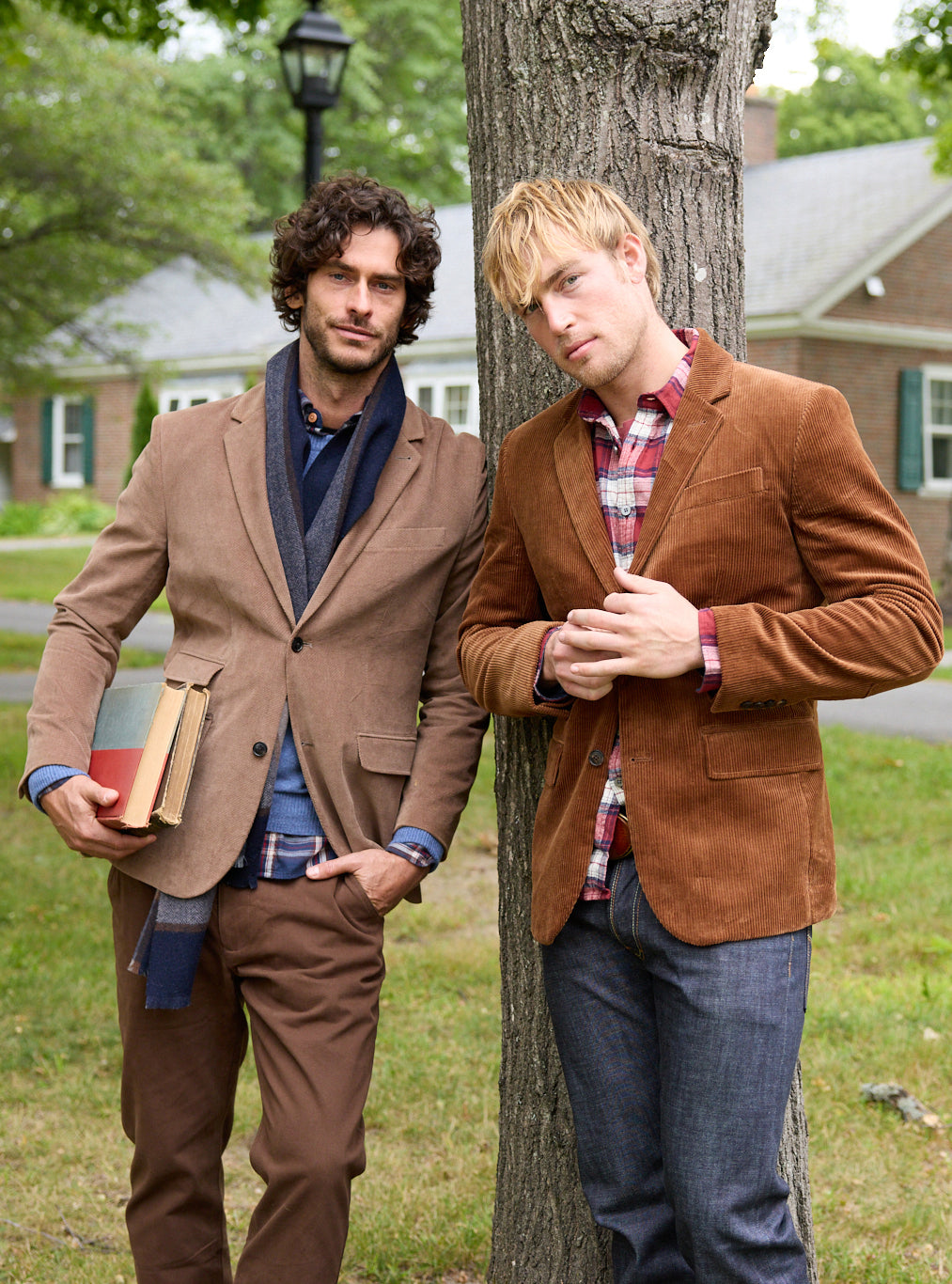 Sage Moleskin Twill Blazer