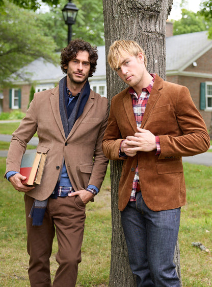 Sage Moleskin Twill Blazer