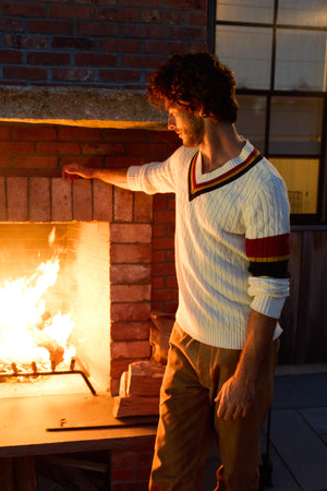 Eastham 7GG Cable Sweater 6276