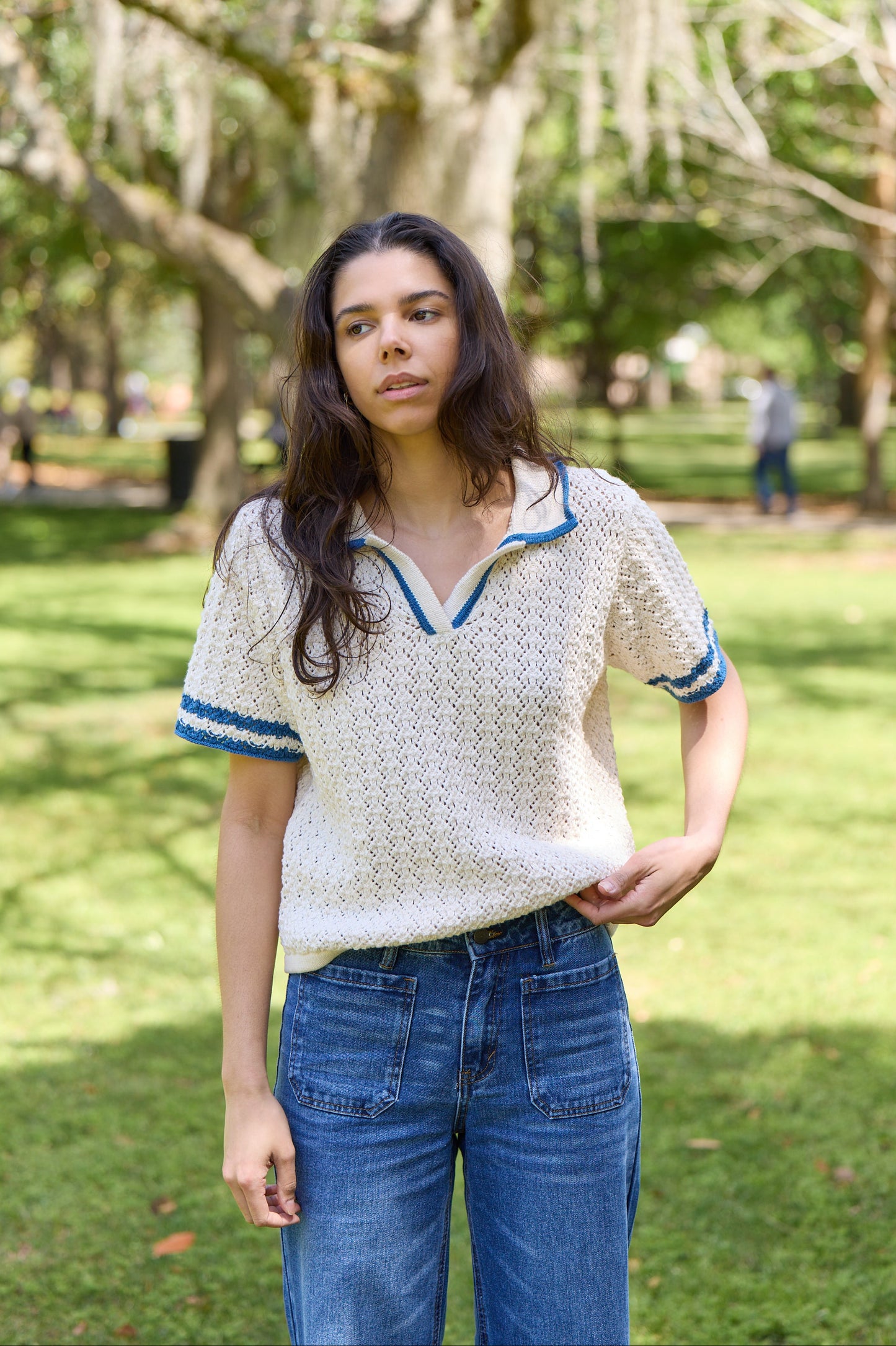 Lucia Crochet Polo 501