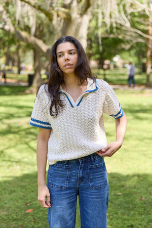 Lucia Crochet Polo 501