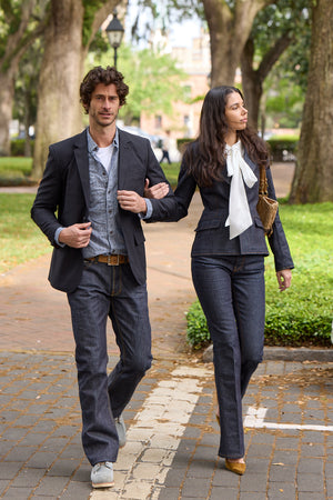 Whyatt Linen Stripe Chambray 3008