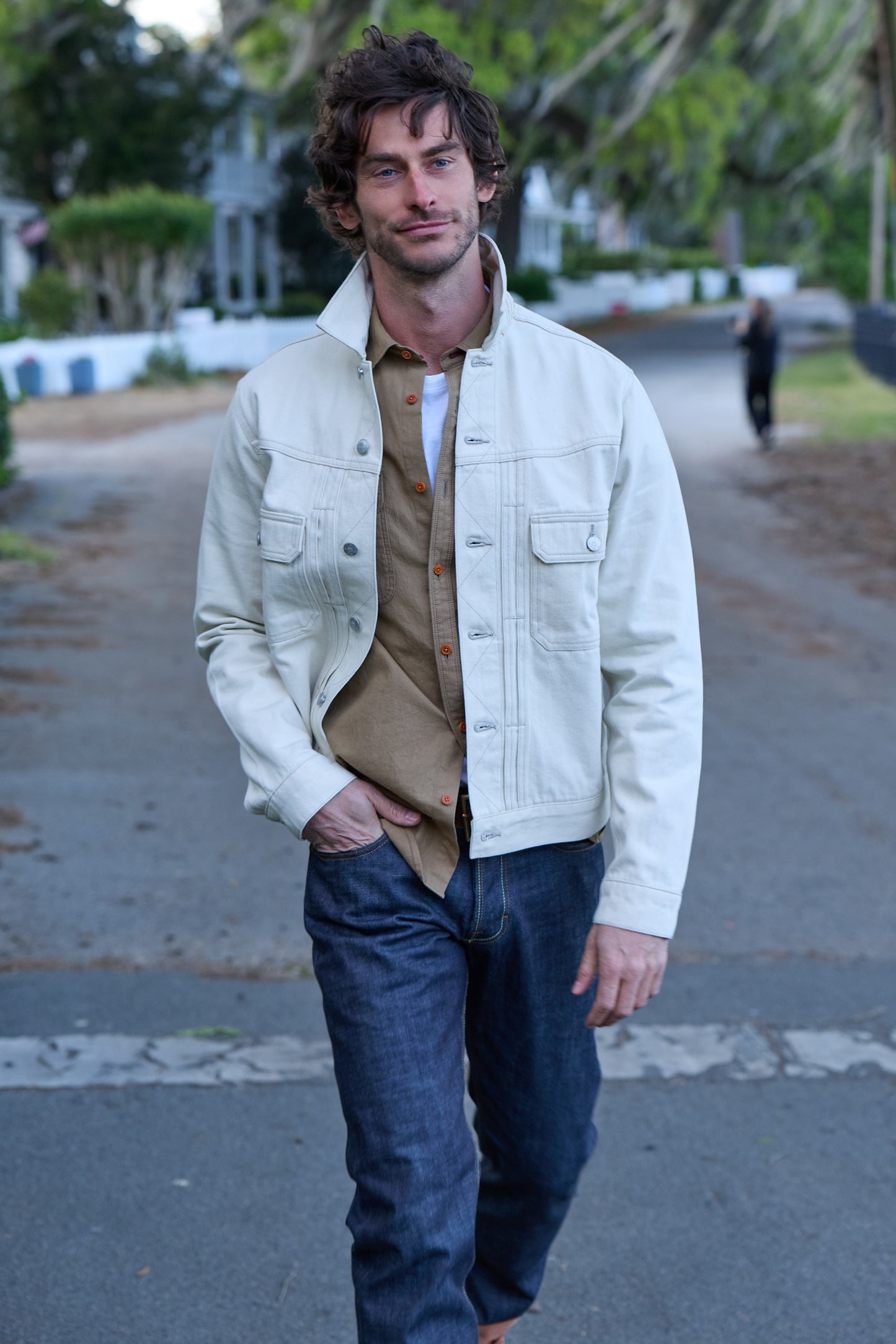 Earp Red Selvage Natural Denim Jacket - 4010