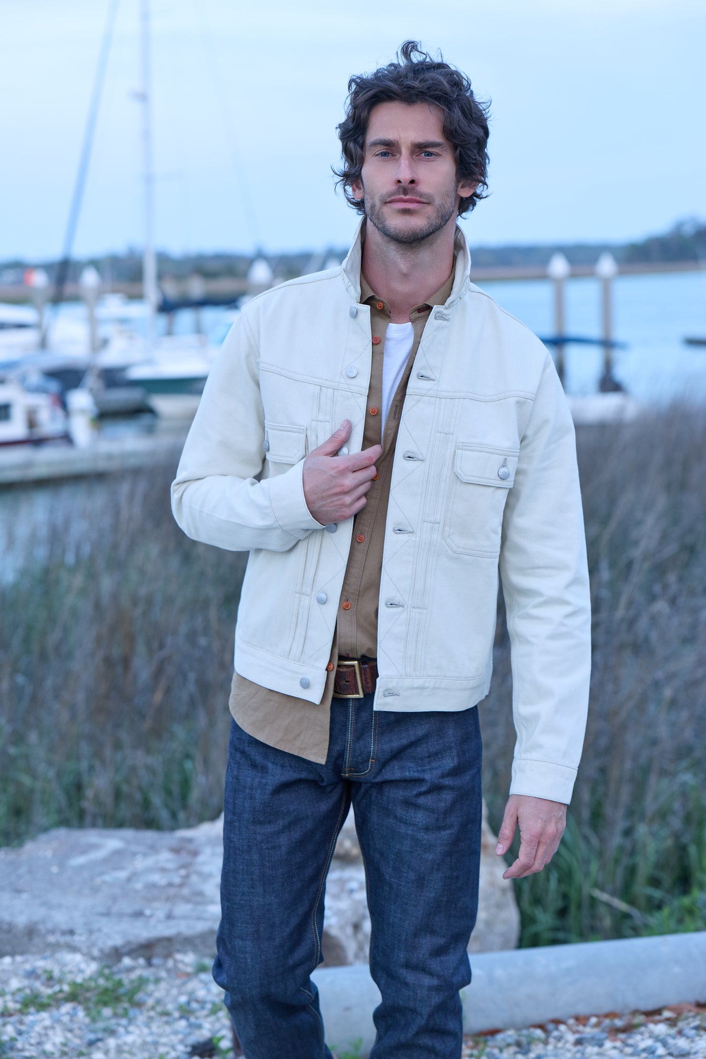 Earp Red Selvage Natural Denim Jacket - 4010