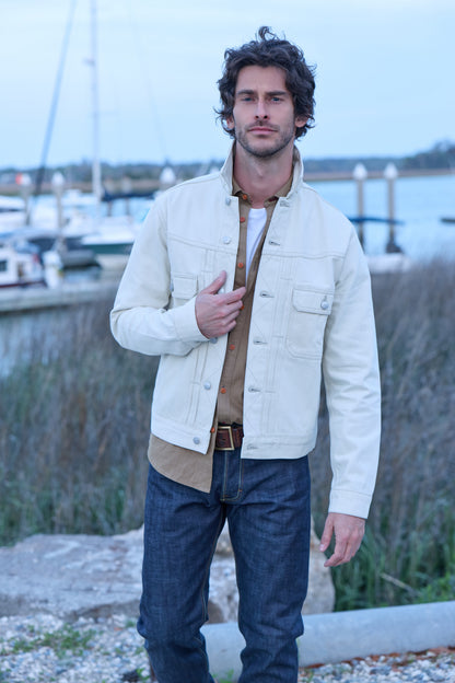 Earp Red Selvage Natural Denim Jacket - 4010
