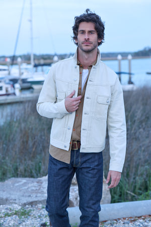 Earp Red Selvage Natural Denim Jacket - 4010