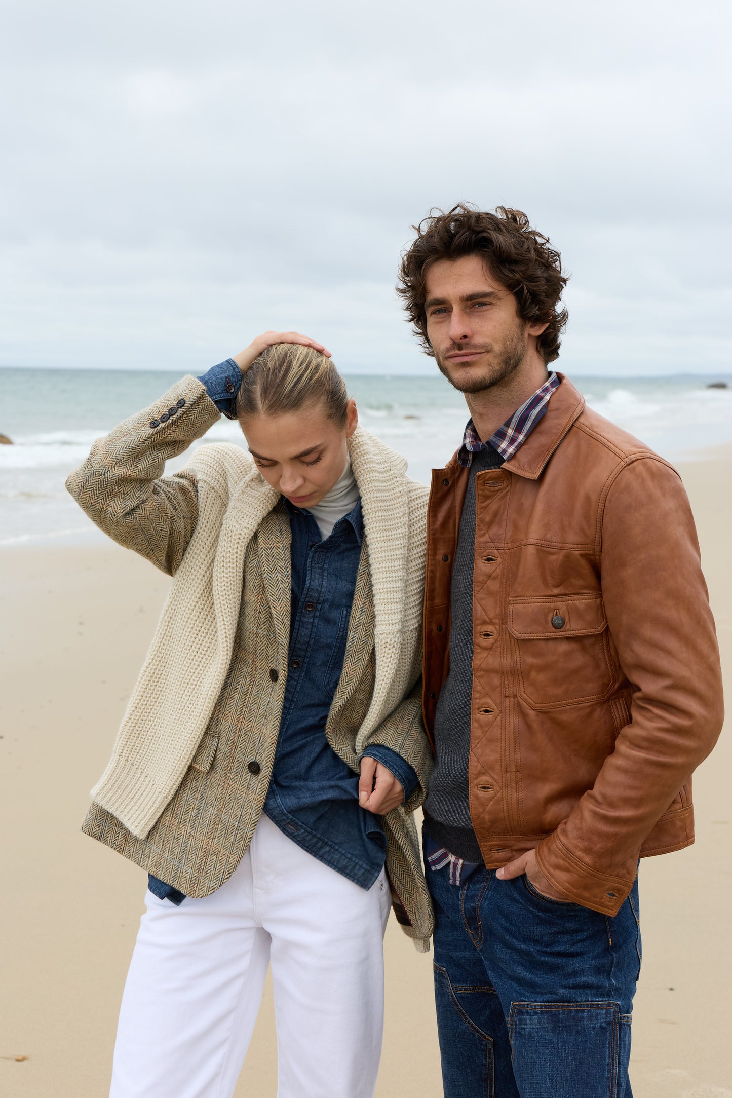 Men's Style Harris Wool Herringbone Blazer 4265