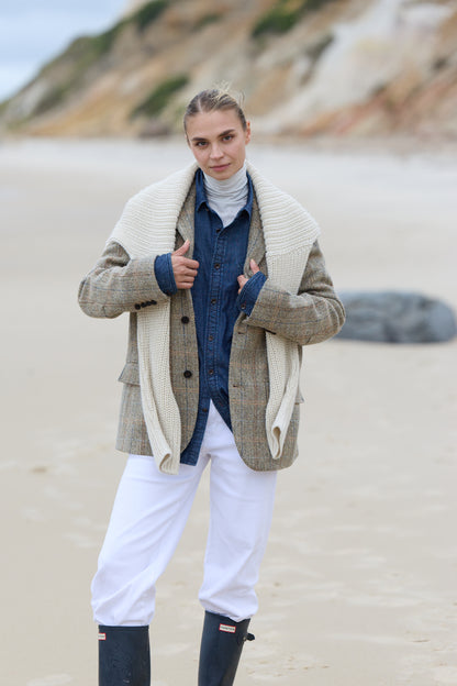 Men's Style Harris Wool Herringbone Blazer 4265