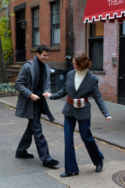 Men's Style Harris Wool Herringbone Blazer 4265