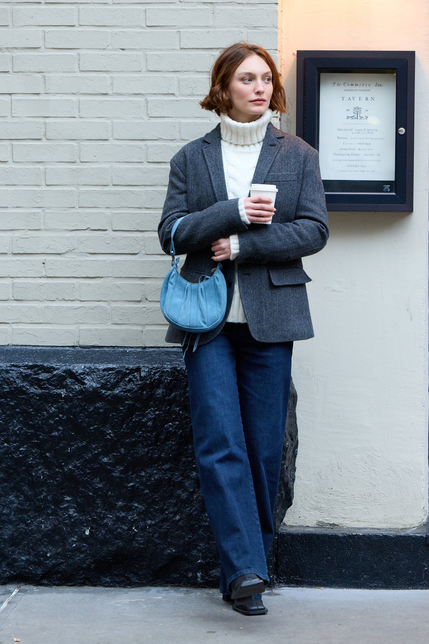 Men's Style Harris Wool Herringbone Blazer 4265