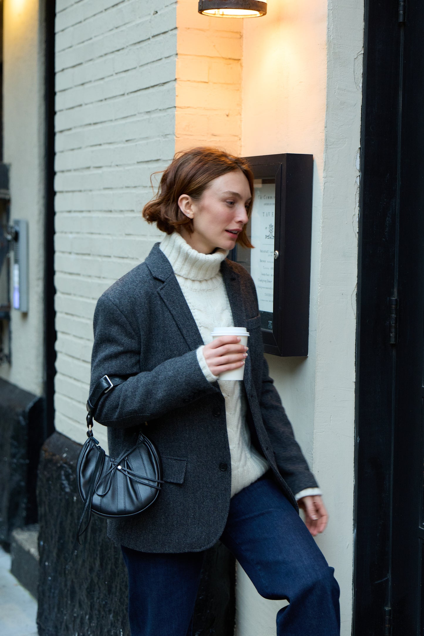 Men's Style Harris Wool Herringbone Blazer 4265