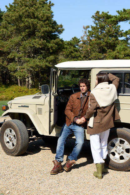 Men's Style Harris Wool Herringbone Blazer 4265