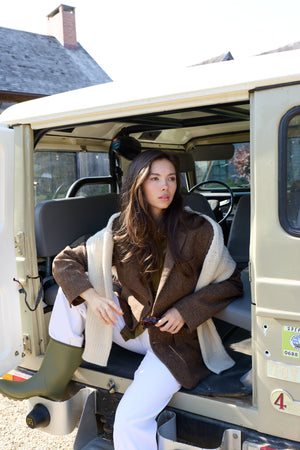 Men's Style Harris Wool Herringbone Blazer 4265