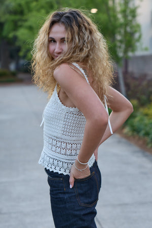 Dora Boho Lace Tank 503