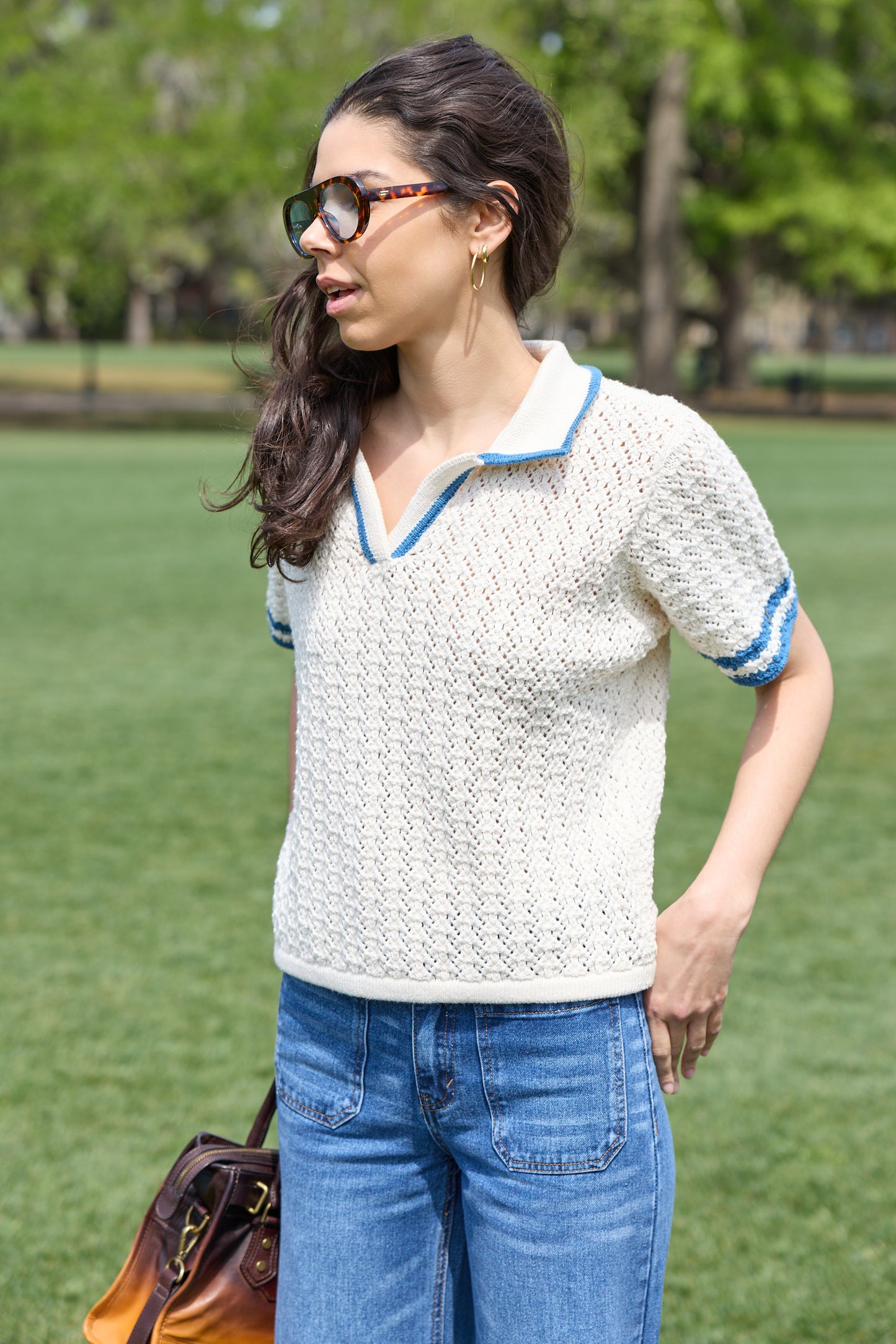 Lucia Crochet Polo 501