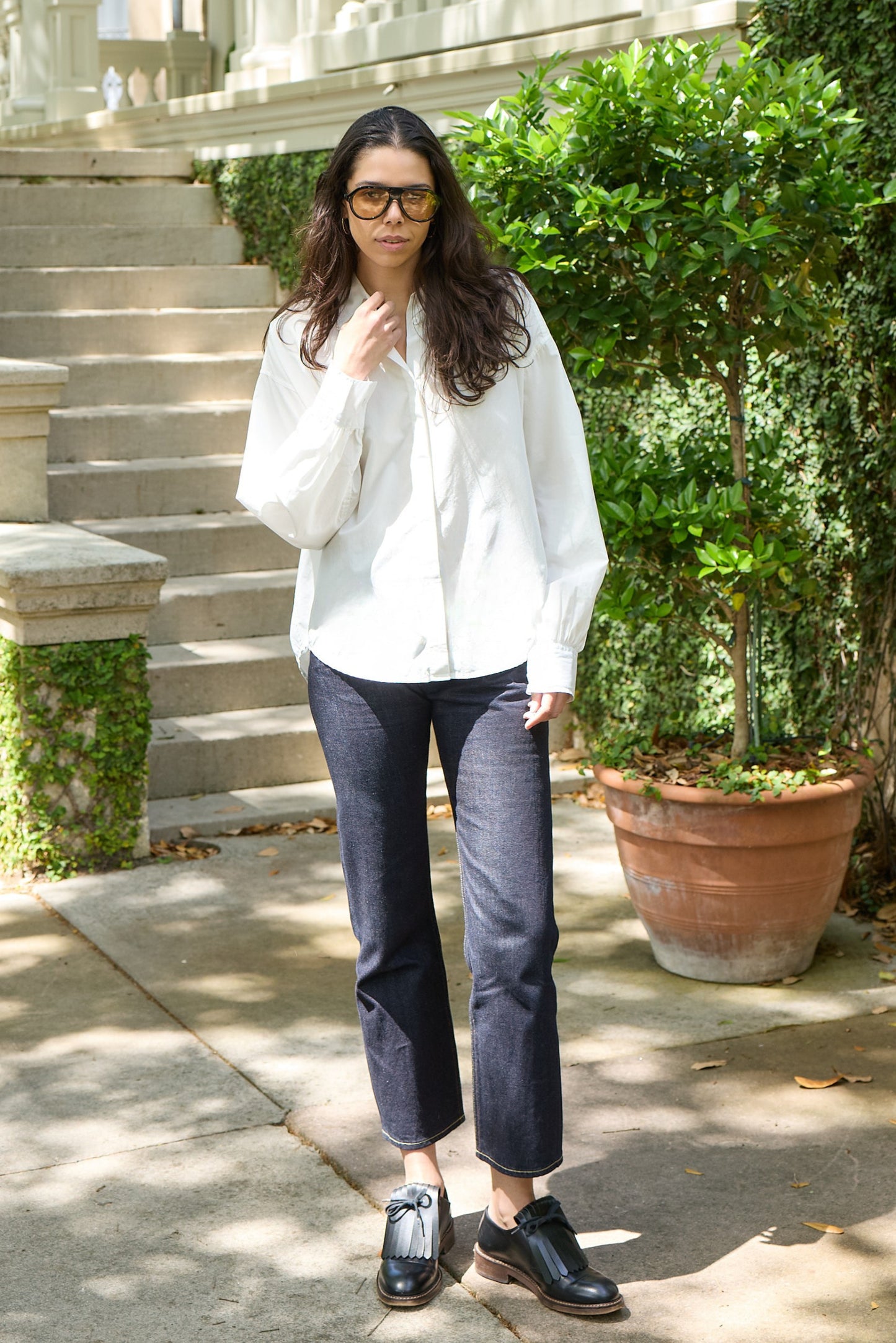 Venus Soft Cotton Tencel Cocoon Shirt 310