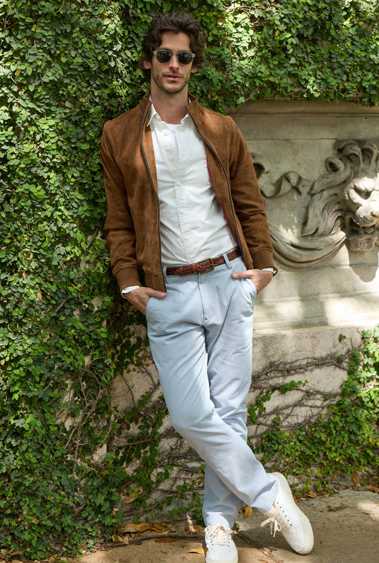 Brando Suede Bomber Jacket 4280