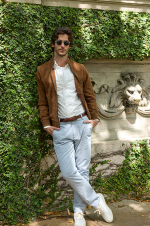 Brando Suede Bomber Jacket 4280