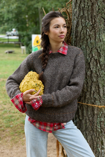 Luna Baby Alpaca Cotton Crew - 607