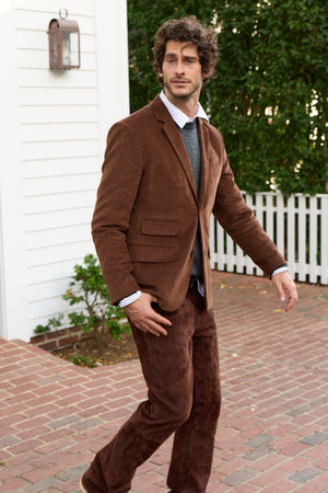 Sage Moleskin Twill Blazer 4210