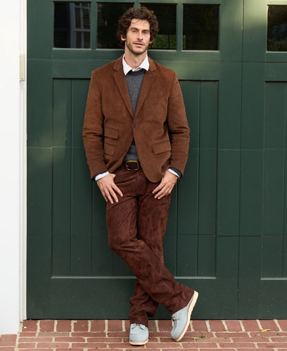 Sage Moleskin Twill Blazer 4210