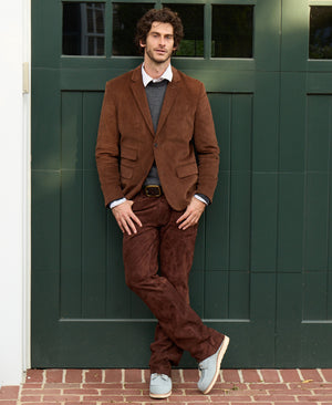 Sage Moleskin Twill Blazer 4210