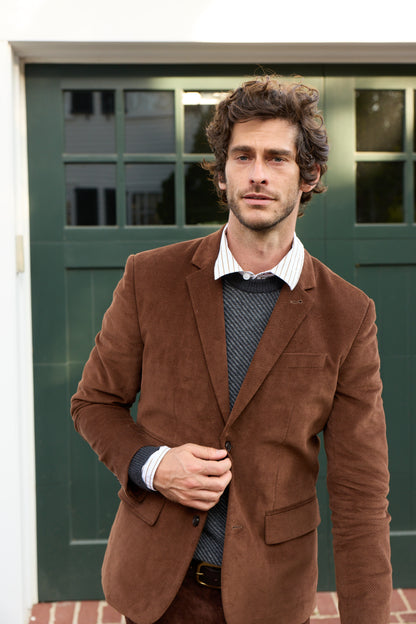 Sage Moleskin Twill Blazer 4210