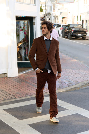 Sage Moleskin Twill Blazer 4210