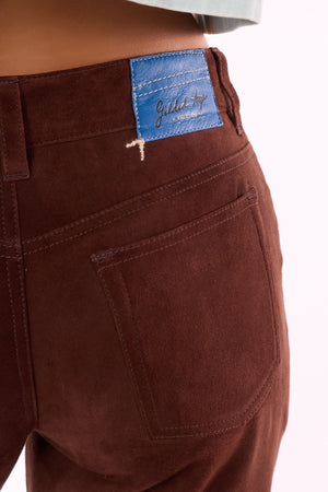 Diana Low Rise Suede Pant 118
