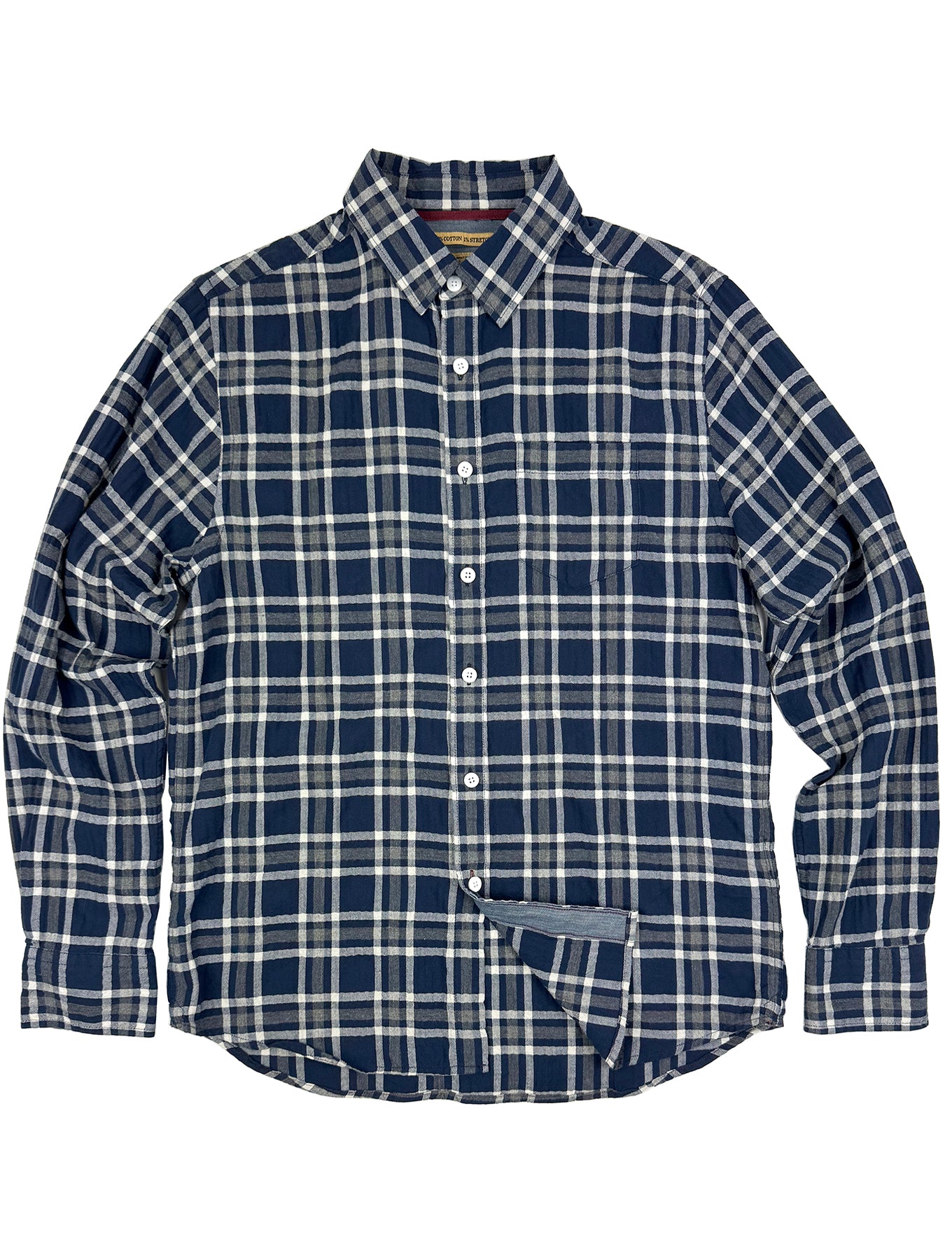 Madison Brushed Twill Plaid Shirt 3001