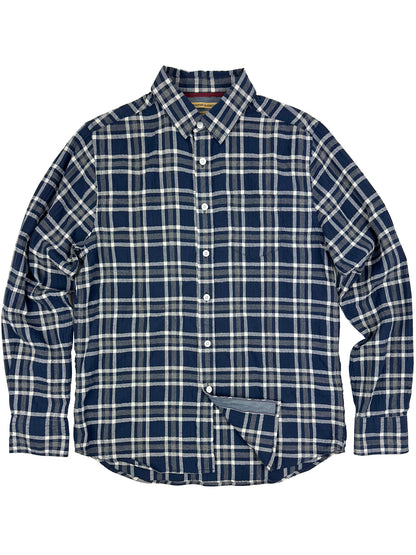 Madison Brushed Twill Plaid Shirt 3001