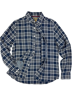 Madison Brushed Twill Plaid Shirt 3001