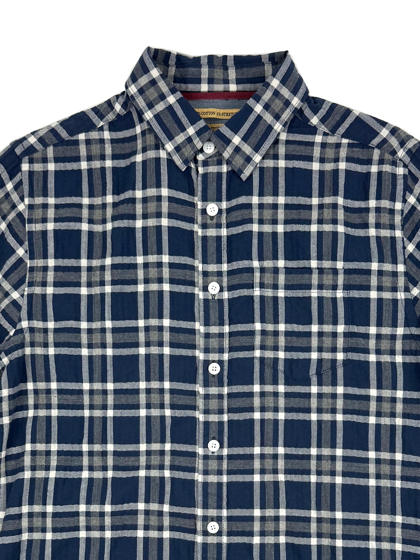 Madison Brushed Twill Plaid Shirt 3001