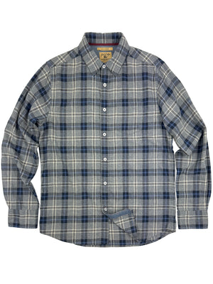 Parker Brushed Twill Plaid Shirt 3003