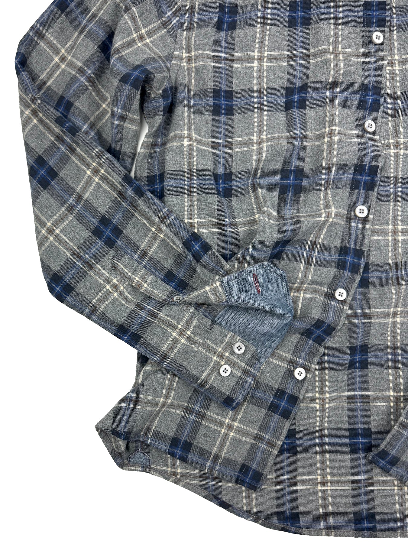 Parker Brushed Twill Plaid Shirt 3003