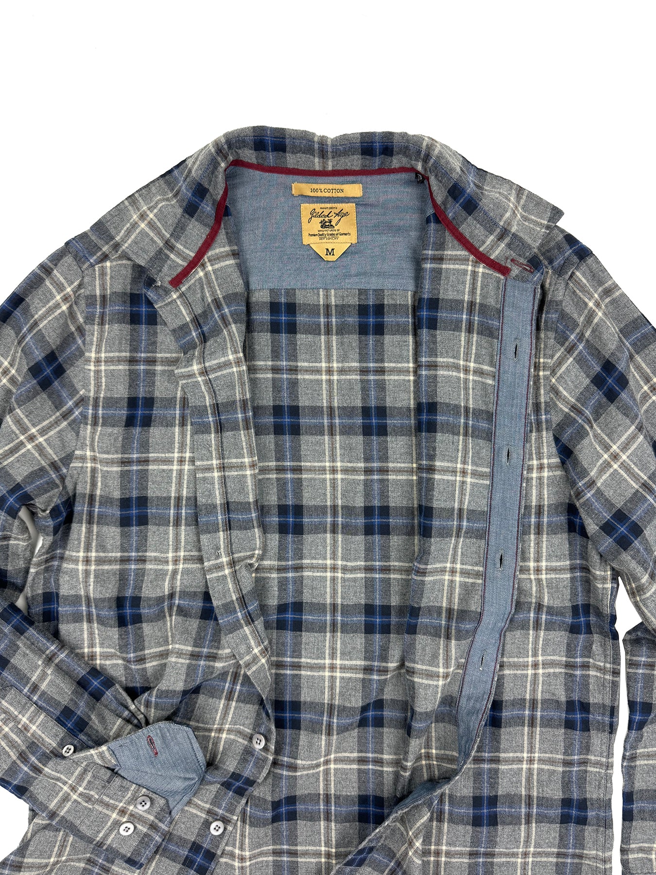 Parker Brushed Twill Plaid Shirt 3003